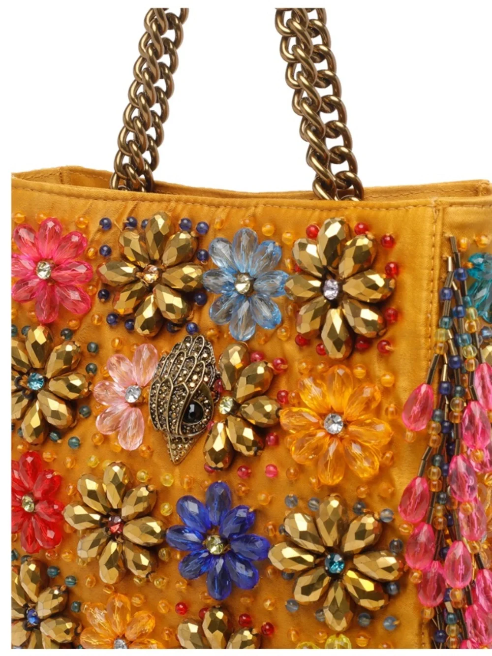 Kurt Geiger London Beaded & Jeweled Mini Bag & Dustbag